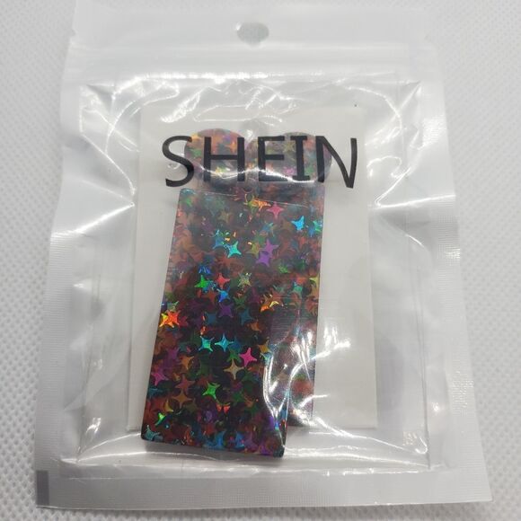 NWT Shein Sparkly Resin Dangling Earrings - Picture 3 of 3